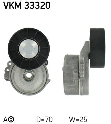 Obrázok Napínacia kladka rebrovaného klinového remeňa SKF  VKM33320